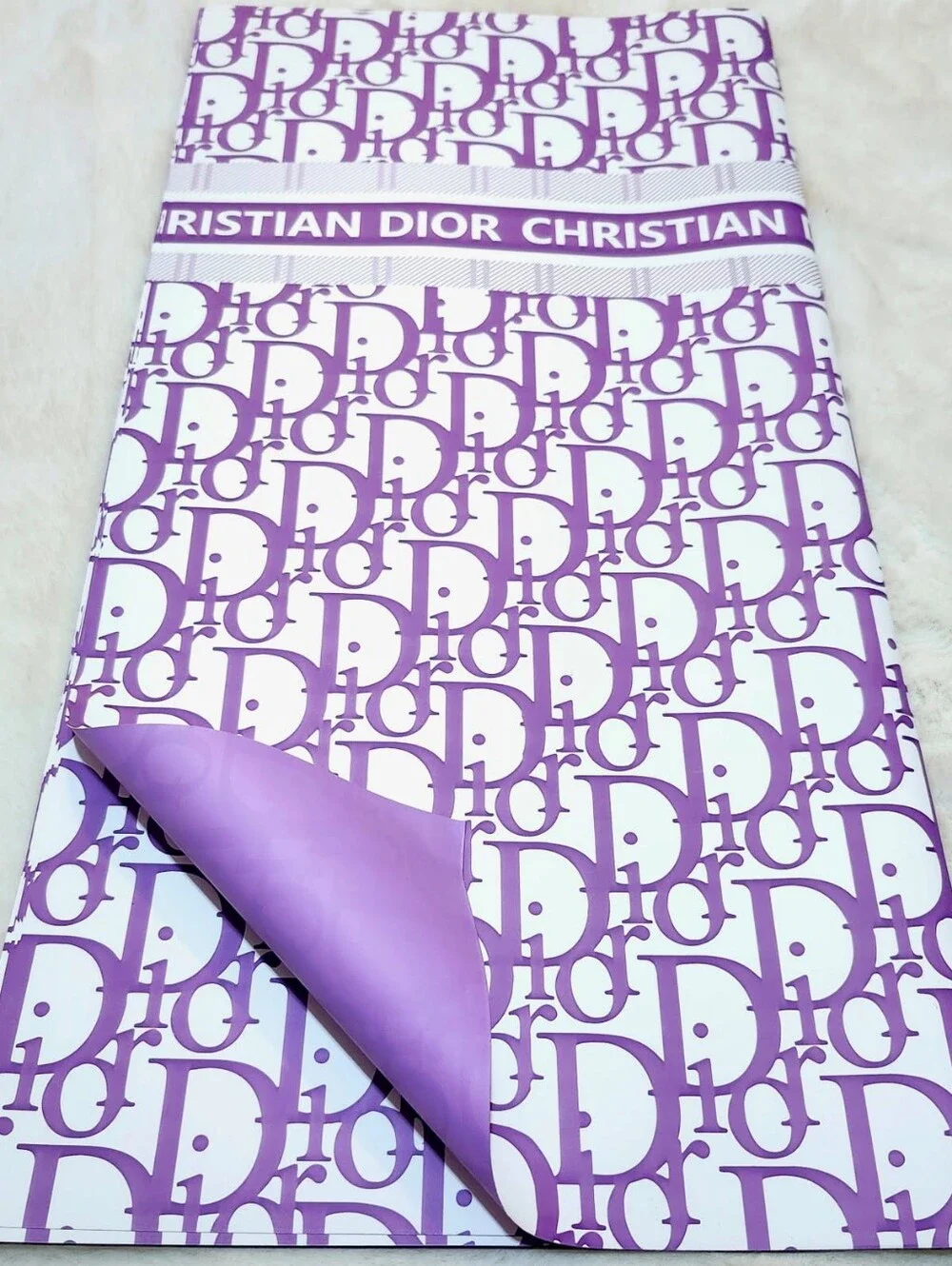 Purple Floral Wrapping Paper 20 Sheets
